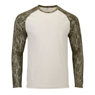 Men's Jackson Mossy Oak Colorblocked Long Sleeve T-Shirt Thumbnail