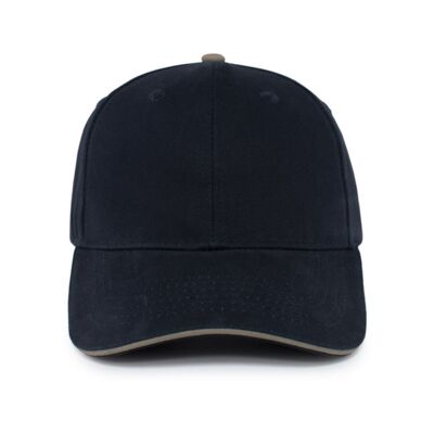 Brushed Twill Cap With Sandwich Bill Thumbnail