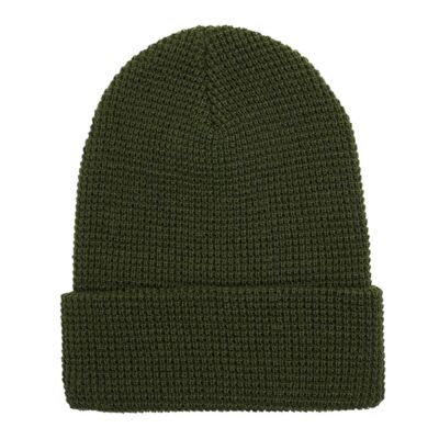 Waffle Cuffed Knit Beanie Thumbnail
