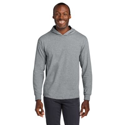 Classics Unisex Cotton Long Sleeve Hooded T Shirt Thumbnail