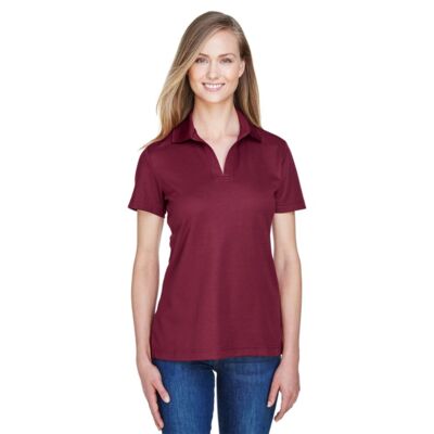 Women's CrownLux Performance® Plaited Polo Thumbnail