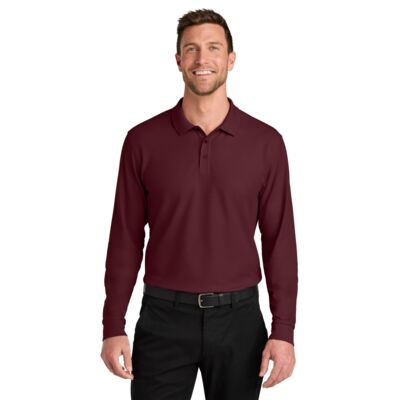 Wearever Signature Pique Long Sleeve Polo Thumbnail