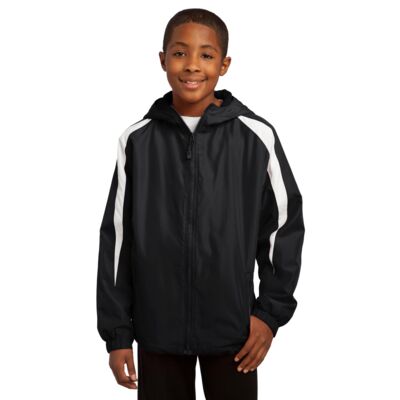 Youth Fleece Lined Colorblock Jacket Thumbnail