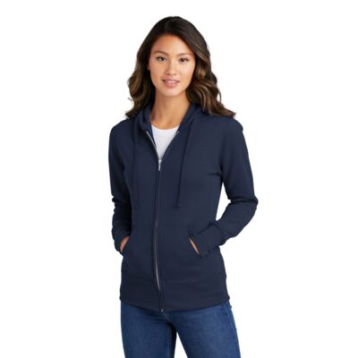 Women's Core Fleece Full Zip Hooded Sweatshirt Thumbnail