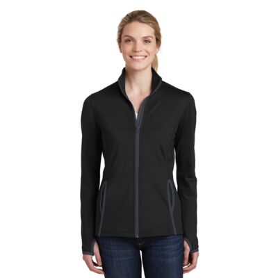 Women's Sport Wick ® Stretch Contrast Full Zip Jacket Thumbnail