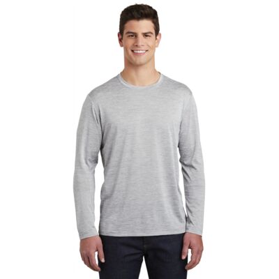 PosiCharge ® Long Sleeve Electric Heather Tee Thumbnail