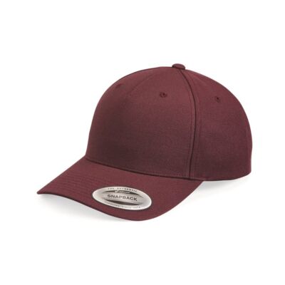 Premium Five-Panel Curved Bill Snapback Cap Thumbnail