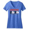 Women's Perfect Blend ® CVC V Neck Tee Thumbnail